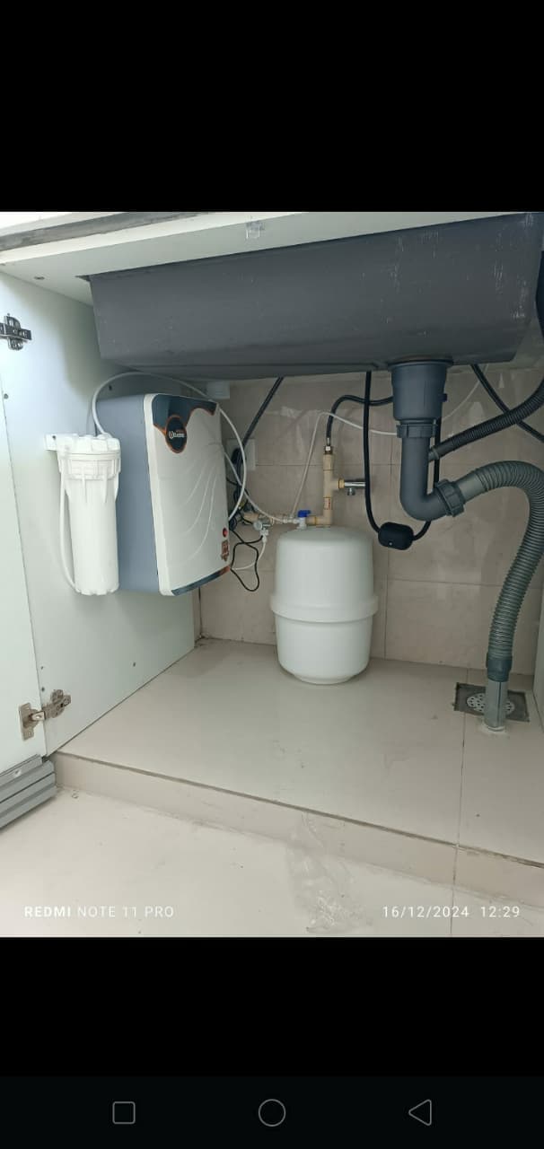 Aqua Oasis under-sink setup